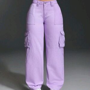 Lavender Cargo Pants